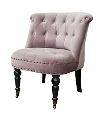 Низкое кресло Aviana Pink Velvet в интерьере