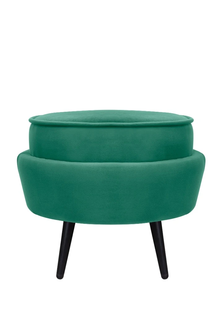 заказать Пуф Pearl Adorn Green V2 на черных ножках