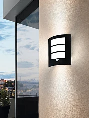 99568 Уличный настенный светильник CITY в интерьере