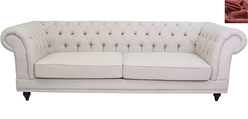 красивый Диван мягкий арт-деко Neylan красный на заказ