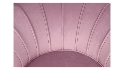 купить Кресло с пуфом ракушка Pearl Pink