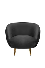 Мягкое кресло для гостиниц Small Benee Black в интернет-магазине