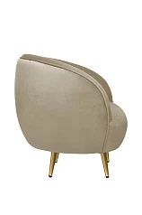 Мягкое кресло для гостиниц Small Benee Taupe в интерьере