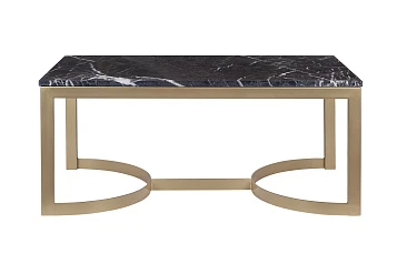 фото Журнальный столик прямоугольный Aron Marble-Bz в интерьере