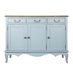 купить Комод "Leontina Blue" (3 ящика и 3 двери) арт ST9344B