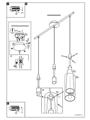 89833 Подвесной потолочный светильник (люстра) PINTO