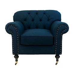 заказать Классическое кресло Kavita Dark Blue в интернет-магазине
