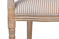 купить красивые Мягкий стул с подлокотниками Volker Arm Orange Pinstripe