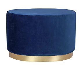 купить стильные Дизайнерский пуф Topper Oval Blue в интернет-магазине
