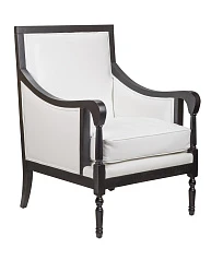 Классическое кресло Colin White Leather