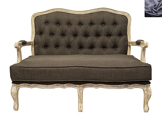 Прямой диван модерн Yareli Brown V2 серый в интернет-магазине