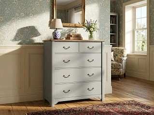 красивый Комод "Оливия (Olivia)" на пять ящиков арт GA2005/7040 на заказ