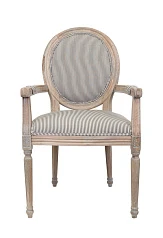 красивый Мягкий стул с подлокотниками Diella Pinstripe в интернет-магазине