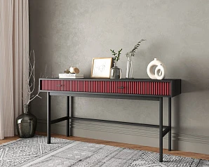 купить красивые Консоль с двумя ящиками "Emerson" арт EM22/red/L в интернет-магазине