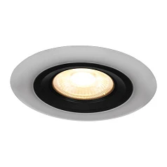 900915 Комплект встраиваемых светильников CALONGE, 3X4,8W (LED), 3000K, 1860lm, ?100, пластик, черный, белый