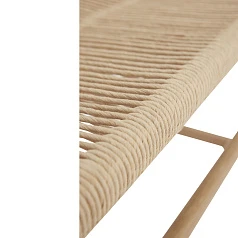 заказать СКАМЬЯ HUBSCH, БУМАЖНЫЙ ШНУР, ДУБ FSC, НАТУРАЛЬНЫЙ в интернет-магазине