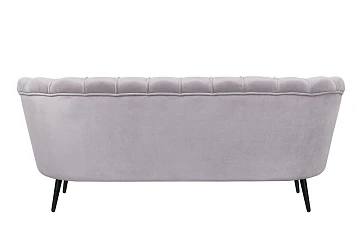 заказать Дизайнерский диван для гостиниц Pearl Triple Grey на черных ножках