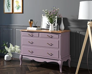 красивый Комод «Leontina Lavanda» на 4 ящика арт ST9315L