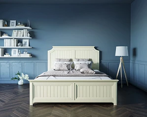 красивые Бежевая кровать "Olivia" 180х200 арт GA3001/18C в интернет-магазине