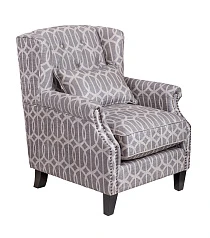 красивое Мягкое полукресло с подлокотниками Scott Grey на заказ