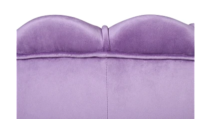 Кресло с пуфом ракушка Pearl Purple