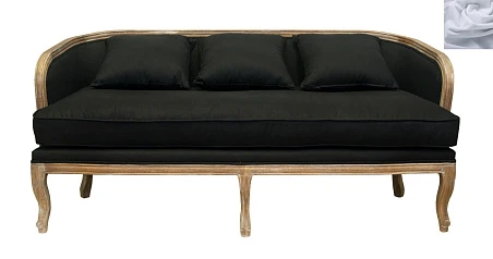 заказать Диван в стиле ретро Nora светло-серый