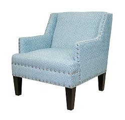 купить стильное Мягкое полукресло с подлокотниками Mart Blue в интернет-магазине
