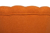 Низкое кресло ракушка Pearl Orange Boucle в интернет-магазине