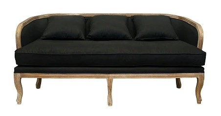 красивый Диван ретро Nora черный