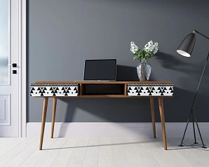 купить стильный Стол рабочий "Berber" принт 19 арт BB18/Print_19 в интернет-магазине