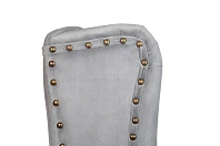 Дизайнерский барный стул Skipton Grey Velvet в интернет-магазине