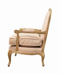 Мягкое полукресло с подлокотниками Nitro Beige Velvet на заказ в интернет-магазине