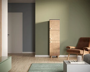 красивые Узкий шкаф с тремя дверками "Split" SP10