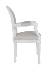 заказать Мягкий стул с подлокотниками Diella Beige
