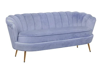 Трехместный диван ракушка Pearl Triple Blue