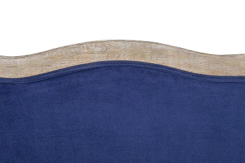 Дизайнерский двухместный диван Darcy 2 ампир синий в интерьере