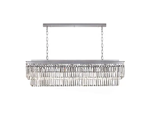Люстра Odeon L110 Silver в интерьере