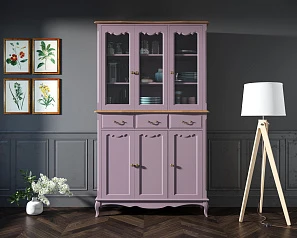 фото Буфет "Leontina Lavanda" трехстворчатый арт ST9344/2L в интерьере