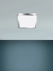 красивые 30894 Накладной светильник FUEVA 5, LED 20,5W, 2500lm, IP44, L285, B285, H30, сталь/пластик, белый