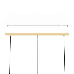 фото 43909 Люстра CARLTON, 3X60W (E27), L805, B205, H1100, сталь, золотой