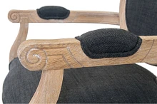 заказать Мягкий стул с подлокотниками Diella Black