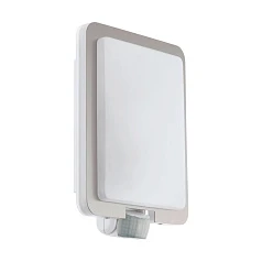 заказать 97218 Уличный светильник настенный MUSSOTTO с датч. дв-я, 1х60W(E27), L210, H305, A90, нерж. сталь,