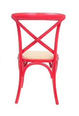 купить Стул ретро Cross Back Red в интернет-магазине