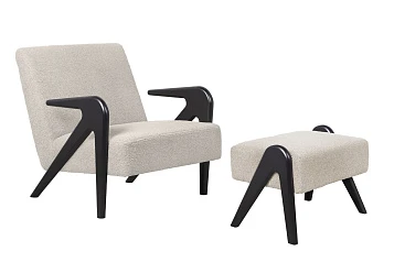 купить красивое Кресло с пуфом Arrow BL V5