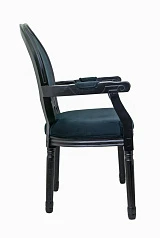 купить красивый Мягкий стул с подлокотниками Volker Arm Black
