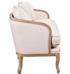 Диван ретро Nora бежевый