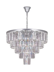 фото Люстра Odeon 5 Rings Silver в интерьере