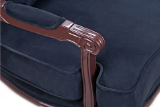 стильное Мягкое полукресло с подлокотниками Nitro Black Syrup