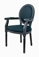 купить красивый Мягкий стул с подлокотниками Volker Arm Black