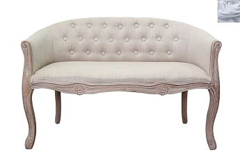 заказать Дизайнерский двухместный диван Kandy Double Mocca цвет серый